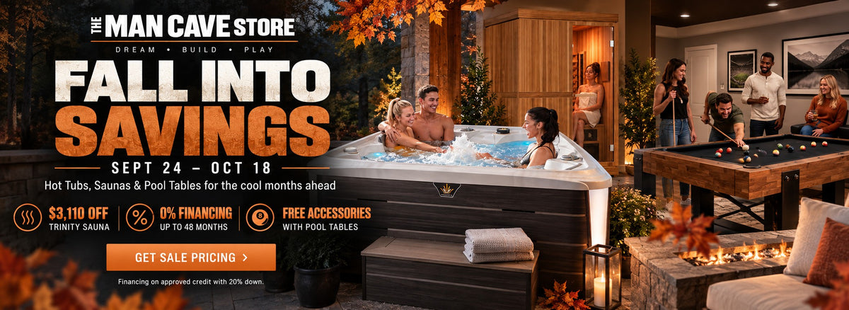 Labor Day Sale — save up to $3,500 on hot tubs, free delivery on saunas, save up to $1,000 on select fire pits