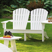 Seaside Casual Adirondack Shellback Love Seat