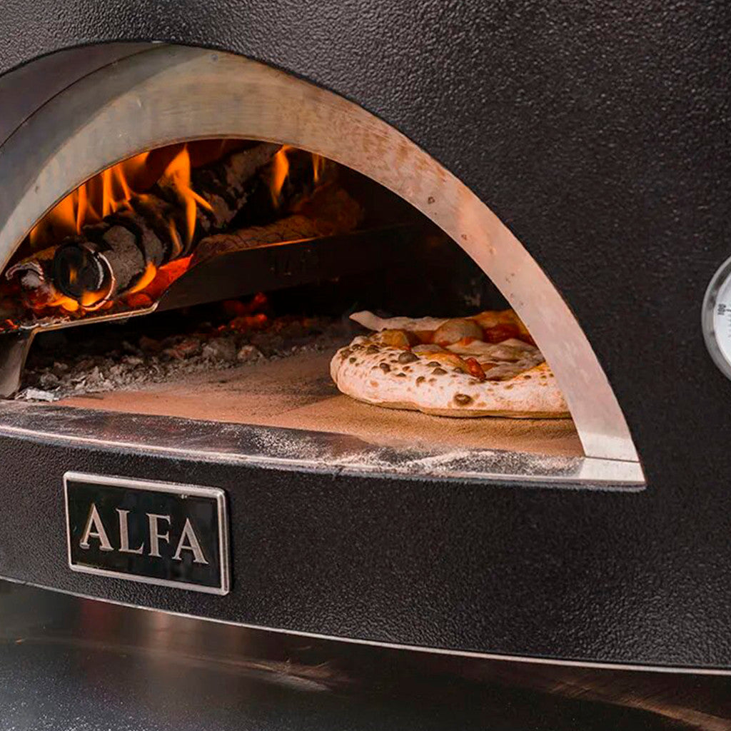 Alfa Forni Moderno 3 Pizze Wood