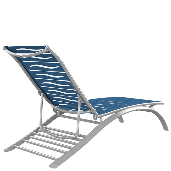 Tropitone South Beach Elite EZ SPAN™ Wave Segment Chaise Lounge Armless