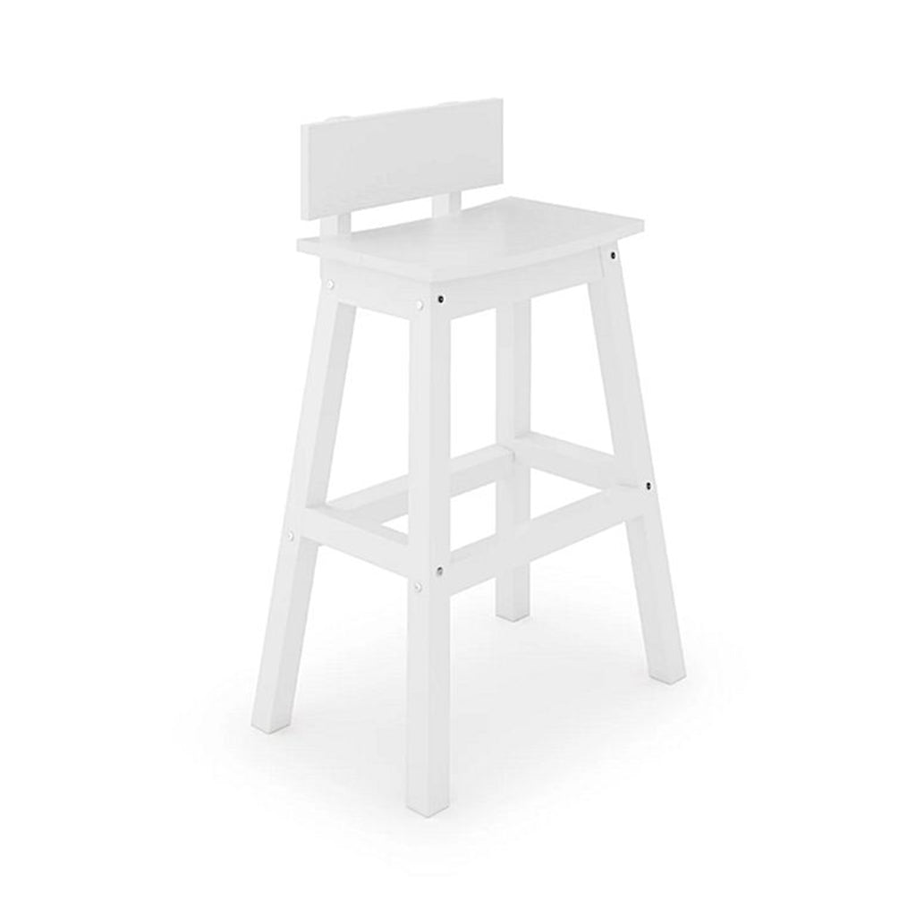SoPoly Saddle Bar Stool w/ Back