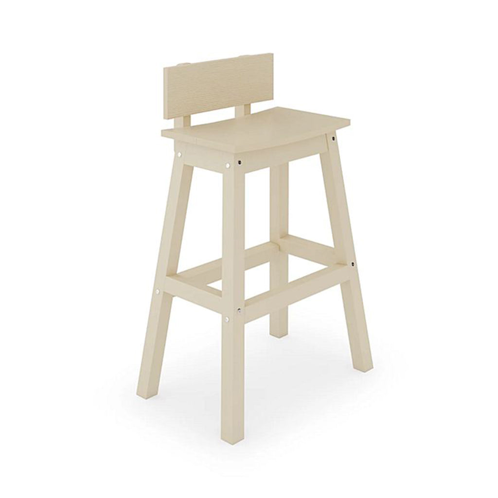 SoPoly Saddle Bar Stool w/ Back
