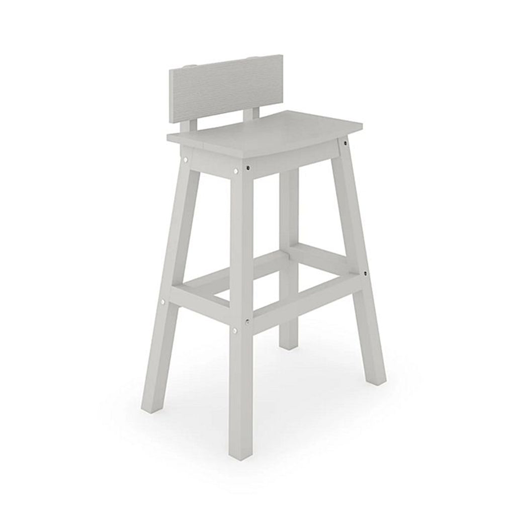 SoPoly Saddle Bar Stool w/ Back