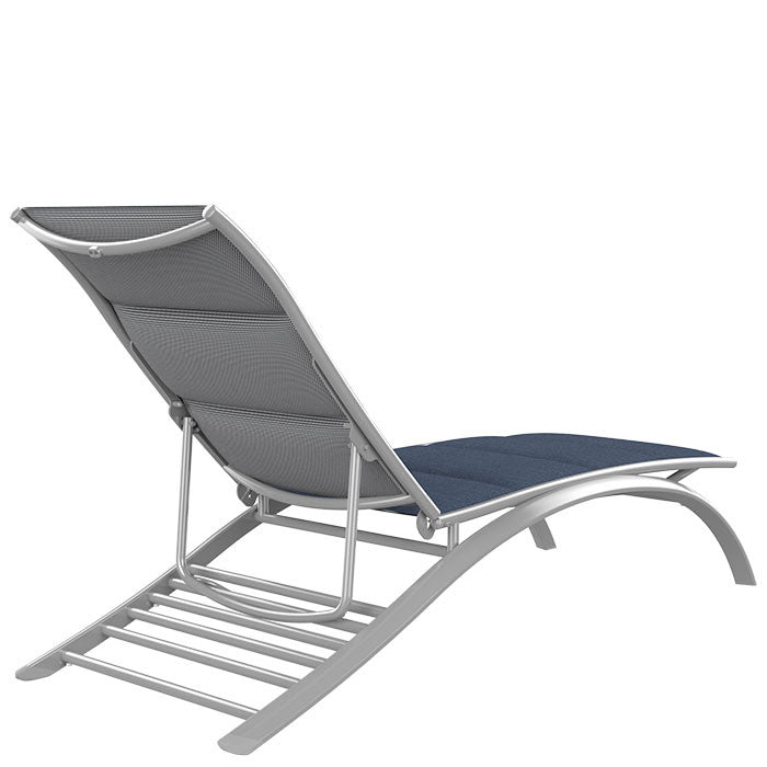 Tropitone South Beach Elite Padded Chaise Lounge Armless