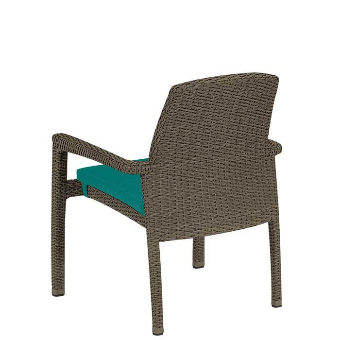 Tropitone Evo Woven Dining Chair with Pad