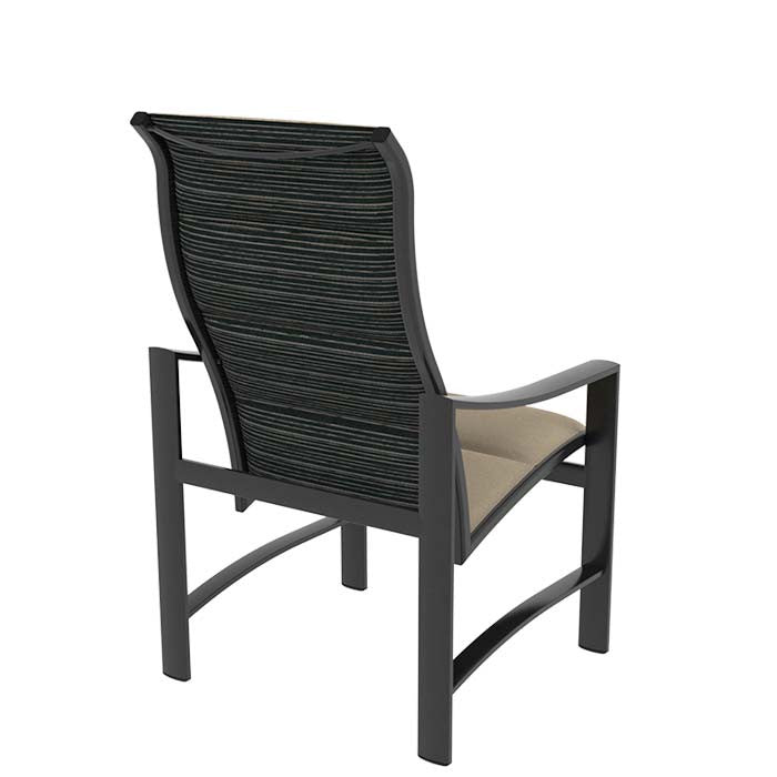 Tropitone Kenzo Padded Sling High Back Dining Chair