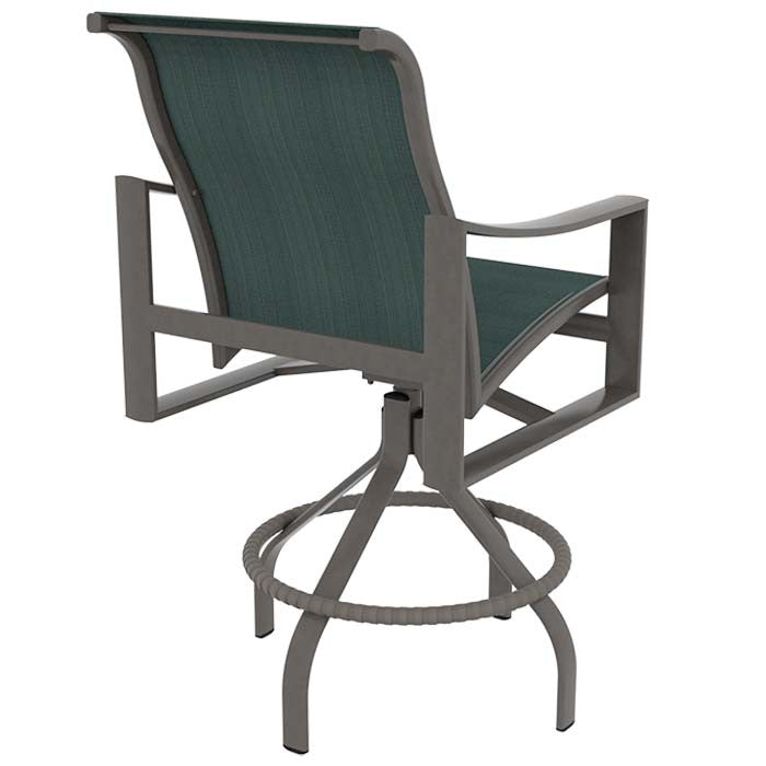 Tropitone Kenzo Sling Swivel Bar Stool 25" 28" 30"
