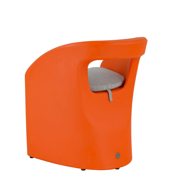 Tropitone Radius Dining Chair with Seat Pad & Weight