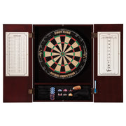 Metropolitan Mahogany Steel Tip Dartboard Cabinet