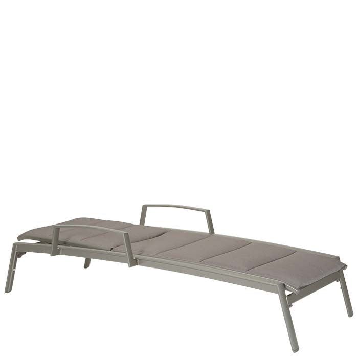 Tropitone Elance Padded Sling Chaise Lounge with Wheels