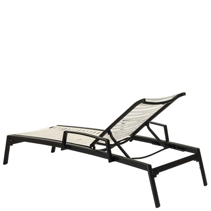 Tropitone Elance EZ SPAN™ Ribbon Segment Chaise Lounge with Arms