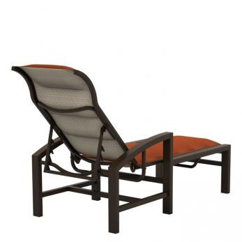 Tropitone Lakeside Padded Chaise Lounge with arms