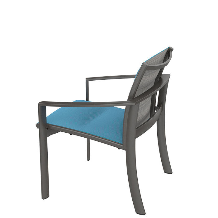 Tropitone KOR Padded Sling Dining Chair