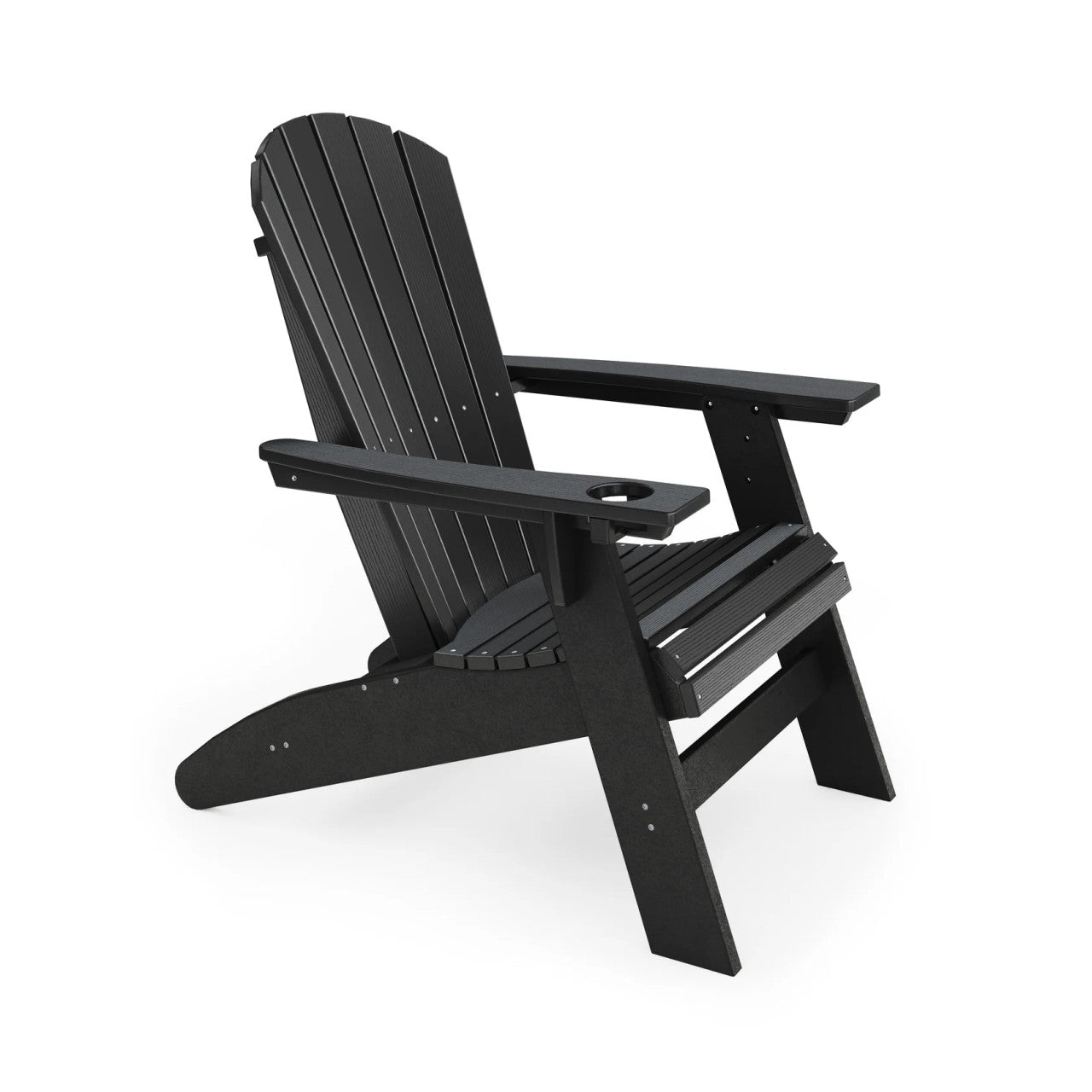 SoPoly St Simons Curved Back Adirondack Chair w/o Cup Holder