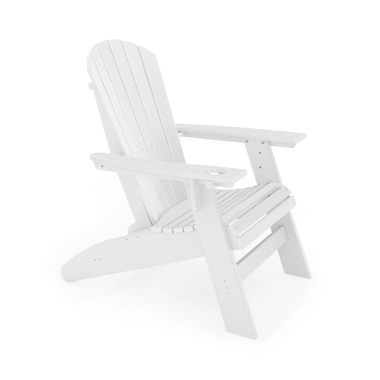 SoPoly St Simons Curved Back Adirondack Chair w/o Cup Holder