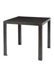 Tropitone Aluminum 36" Square Counter Umbrella Table