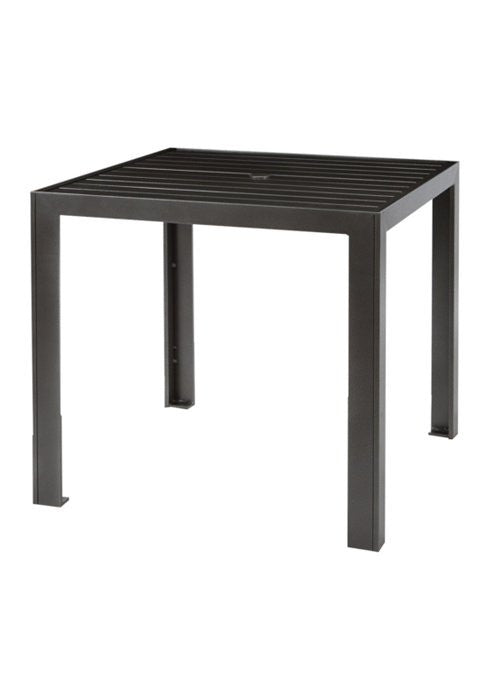 Tropitone Aluminum 42" Square Bar Umbrella Table