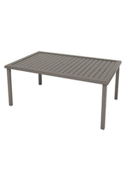Tropitone Amici 66" x 42" Rectangle KD Dining Umbrella Table