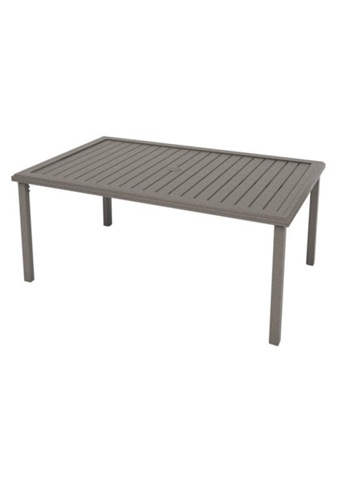 Tropitone Amici 66" x 42" Rectangle KD Dining Umbrella Table