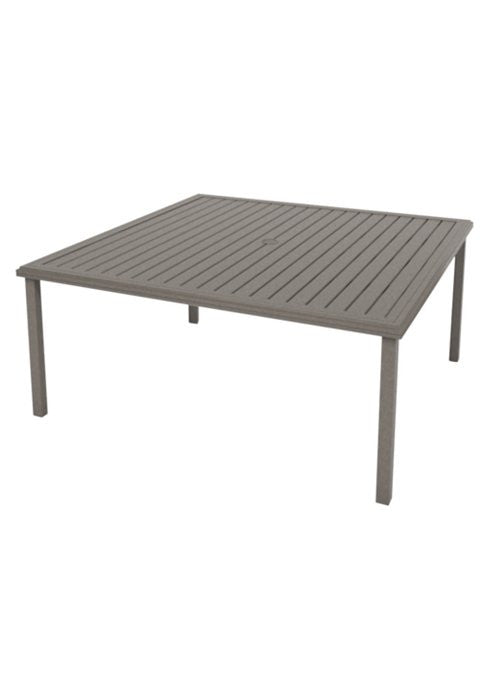 Tropitone Horizon 66" Square KD Dining Umbrella Table