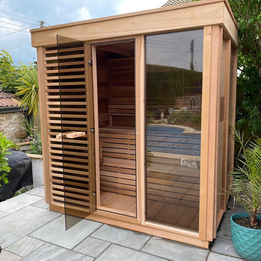 Pure Cube Saunas | Indoor & Outdoor Sauna Models – Man Cave Store