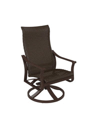 Tropitone Corsica Woven High Back Swivel Rocker
