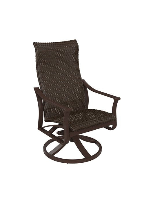 Tropitone Corsica Woven High Back Swivel Rocker