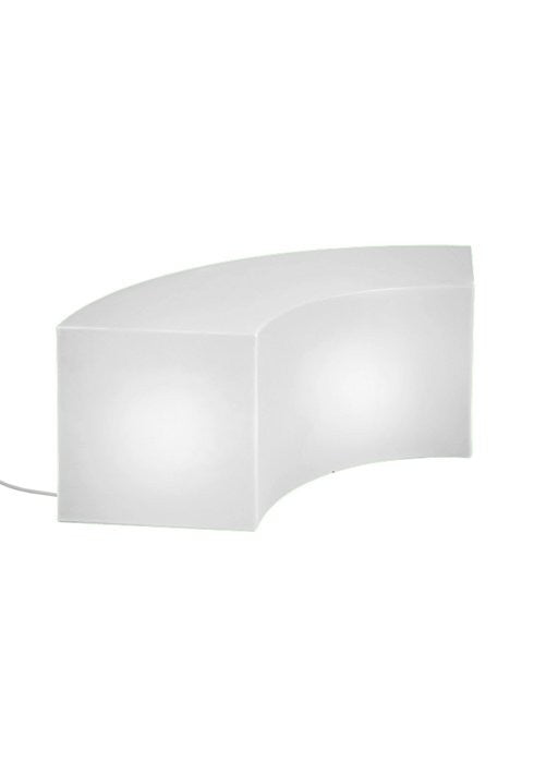 Tropitone Curve Crescent Table/Bench with Light
