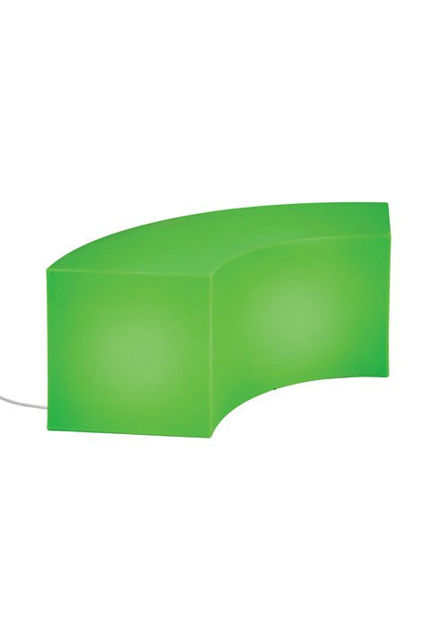 Tropitone Curve Crescent Table/Bench with Light