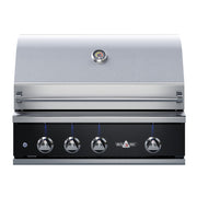 32" Delta Heat Gas Grill with Infrared Rotisserie, Black Control  Panel