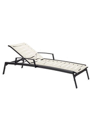 Tropitone Elance EZ SPAN™ Wave Segment Chaise Lounge with arms and wheels