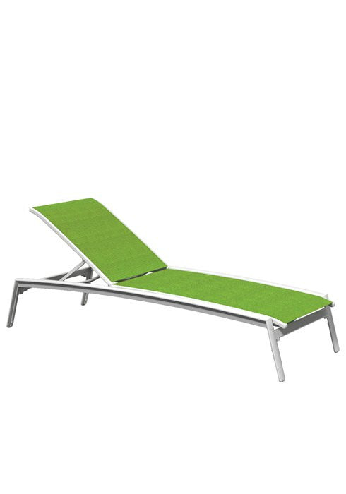 Tropitone Elance Relaxed Sling Chaise - Lounge Armless
