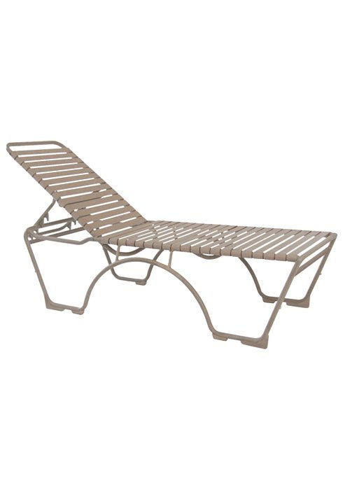 Tropitone Kahana Strap Armless Chaise Lounge (ADA Compliant)