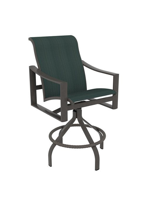 Tropitone Kenzo Sling Swivel Bar Stool 25" 28" 30"
