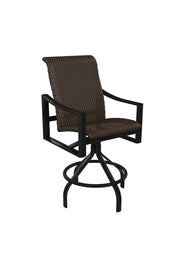Tropitone Kenzo Woven Swivel Bar Stool 25" 28" 30"