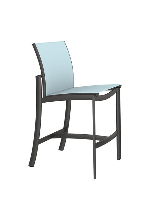 Tropitone KOR Relaxed Sling Armless Bar Stool