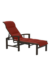 Tropitone Lakeside Padded Chaise Lounge with arms