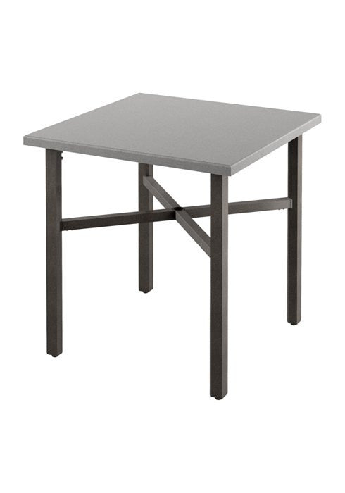 Tropitone Matrix 42" Square, KD Bar Table, Umbrella Hole