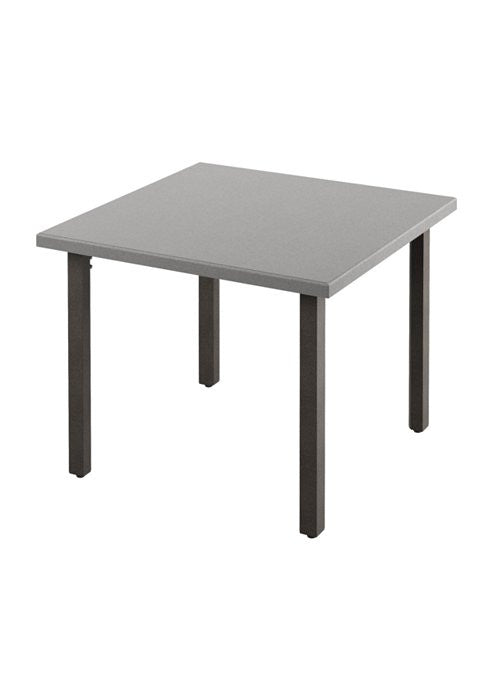 Tropitone Matrix 36" Square, KD Dining Table, Umbrella Hole