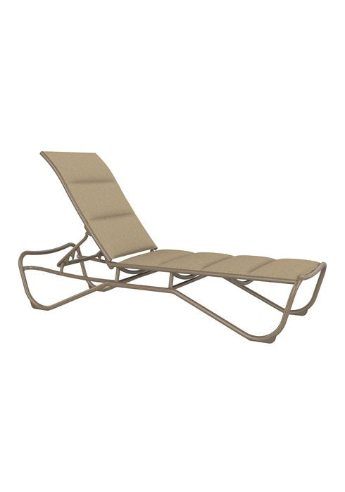 Tropitone Millennia Padded Sling Armless Chaise