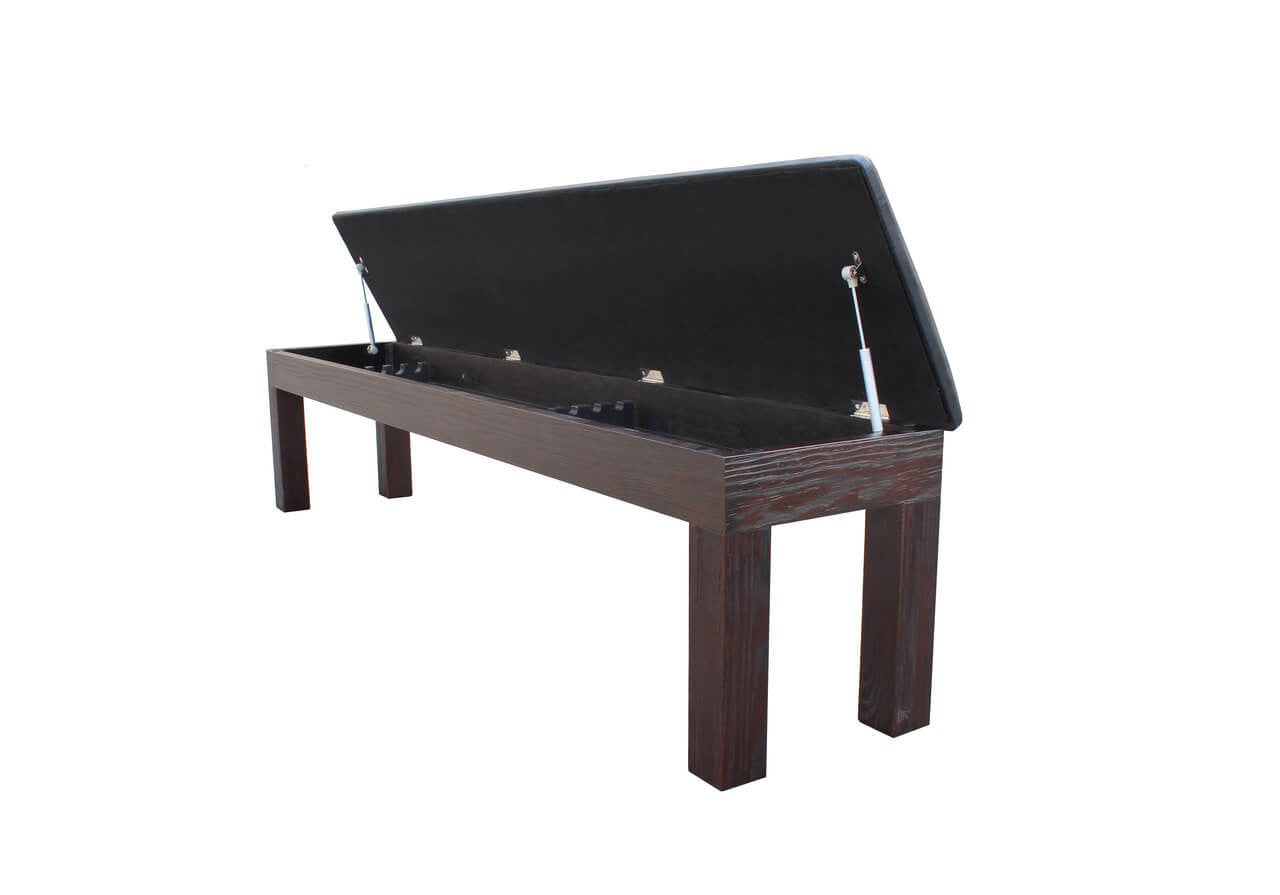 Plank & Hide Bench w/storage (Otis)