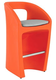 Tropitone Radius Bar Stool with Seat Pad