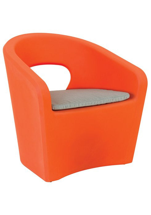 Tropitone Radius Lounge Chair with Seat Pad & Weight