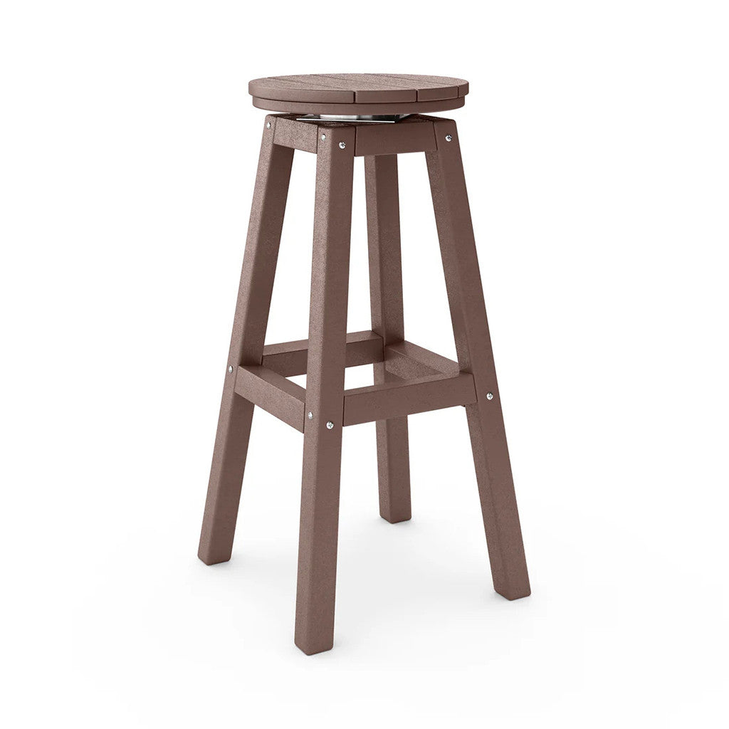 SoPoly 14" Round Counter Stool w/Swivel