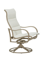 Tropitone Shoreline Padded Sling High Back Swivel Rocker