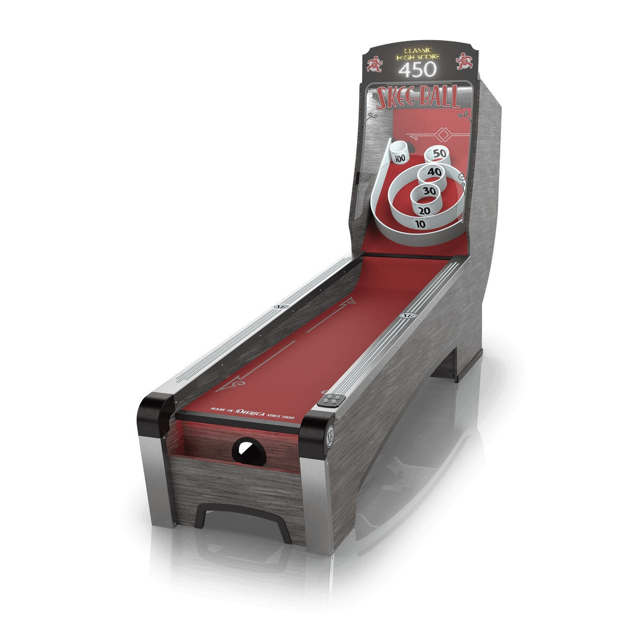 Skee-Ball Premium Scarlet Home Arcade Game