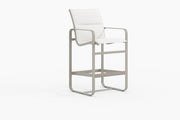 Tropitone Brasilia Padded Sling, Bar Stool Stationary 25"