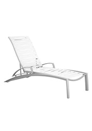 Tropitone South Beach EZ SPAN™ Wave Segment Chaise with arms