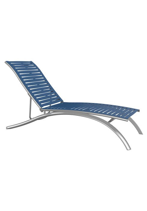 Tropitone South Beach Elite EZ SPAN™ Ribbon Segment Chaise Lounge Armless