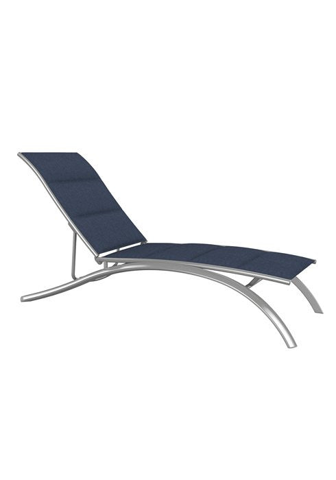 Tropitone South Beach Elite Padded Chaise Lounge Armless
